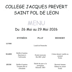 Menu S22